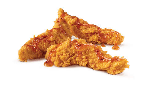 3 Piece Hot Honey Hand-Breaded Chicken Tenders