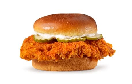 Nashville Hot Hand-Breaded Chicken Sandwich